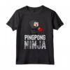 Regalo per Bambini - Ping Pong Ninja Maglietta - Camicia Divertente per Amanti del Ping Pong