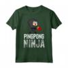 Regalo per Bambini - Ping Pong Ninja Maglietta - Camicia Divertente per Amanti del Ping Pong