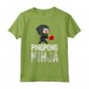 Regalo per Bambini - Ping Pong Ninja Maglietta - Camicia Divertente per Amanti del Ping Pong