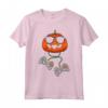 Halloween Zucca Videogioco Gamer Bambini Uomo - Maglietta Costume per Halloween con Controller - Ideale per Ragazzi, Ragazze e Famiglie