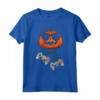 Halloween Zucca Videogioco Gamer Bambini Uomo - Maglietta Costume per Halloween con Controller - Ideale per Ragazzi, Ragazze e Famiglie