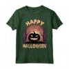 Felice Halloween | Spaventosa Testa di Zucca Jack O Lantern Maglietta - Ideale per Celebrare l'Autunno