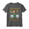 Drummer Santa Drums Ugly Christmas - Percussionista Maglietta con Motivo Natalizio - Regalo Divertente per Batteristi durante le Vacanze