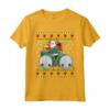 Drummer Santa Drums Ugly Christmas - Percussionista Maglietta con Motivo Natalizio - Regalo Divertente per Batteristi durante le Vacanze