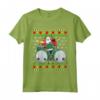 Drummer Santa Drums Ugly Christmas - Percussionista Maglietta con Motivo Natalizio - Regalo Divertente per Batteristi durante le Vacanze