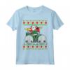 Drummer Santa Drums Ugly Christmas - Percussionista Maglietta con Motivo Natalizio - Regalo Divertente per Batteristi durante le Vacanze