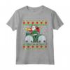 Drummer Santa Drums Ugly Christmas - Percussionista Maglietta con Motivo Natalizio - Regalo Divertente per Batteristi durante le Vacanze