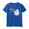 Fantasma Giocare Basket Halloween Costume - Maglietta Divertente per Uomini, Donne e Bambini - Costume Facile per Halloween