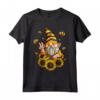 Gnomo Girasole con Api Divertente - Maglietta da Giardinaggio Hippie per Amanti dei Girasoli - Ideale per Regalo Unico