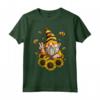 Gnomo Girasole con Api Divertente - Maglietta da Giardinaggio Hippie per Amanti dei Girasoli - Ideale per Regalo Unico