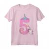 Maglietta Compleanno 5 Anni Bambina Unicorno - Design Carino per Ragazze Amanti degli Unicorni