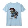 HapTiger Thor Ragnarok Hulk Side Profile Game Faces Maglietta - Official Marvel Apparel for Fans
