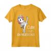 Cute but Dangerous Brazilian Jiu-Jitsu Brown Belt Unicorn Maglietta - Unique Martial Arts Clothing Design for Women, Men, Boys, and Girls