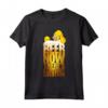 HapTiger Homer Beer Solution Brewed Humour Maglietta - Citazione Divertente per Amanti della Birra e Fan di Homer Simpson - Ideale per Compleanni