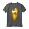 HapTiger Homer Beer Solution Brewed Humour Maglietta - Citazione Divertente per Amanti della Birra e Fan di Homer Simpson - Ideale per Compleanni