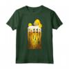 HapTiger Homer Beer Solution Brewed Humour Maglietta - Citazione Divertente per Amanti della Birra e Fan di Homer Simpson - Ideale per Compleanni
