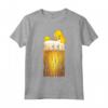 HapTiger Homer Beer Solution Brewed Humour Maglietta - Citazione Divertente per Amanti della Birra e Fan di Homer Simpson - Ideale per Compleanni