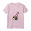 Donna Sushi Pechinese Cane Maglietta con Collo a V - Design Pechinese per Amanti dei Cani - Regalo Unico per Proprietari di Pechinese