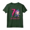 Camicia Sirena 7° Compleanno 7 Anni Bambina - Maglietta Leggera per Compleanno - Ideale per Amanti delle Sirene