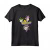 HapTiger Cosmo Wanda And Timmy Title Logo Maglietta - Officially Licensed Nickelodeon Retro Apparel - 90s Cartoon T-shirt for Men, Women, Boys, Girls