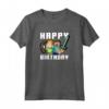 Officially Licensed Minecraft Alex & Steve Happy Birthday T-Shirt - Perfect Birthday Gift for Gamers of All Ages