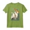 HapTiger Avatar Appa Momo & Aang In Flight Maglietta - Officially Licensed Nickelodeon Apparel - Ideal for Fans of the Series