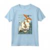 HapTiger Avatar Appa Momo & Aang In Flight Maglietta - Officially Licensed Nickelodeon Apparel - Ideal for Fans of the Series