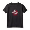 HapTiger Logo Vintage con Tipo Maglietta - Maglietta Ufficiale Ghostbusters per Fan del Vintage