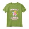 HapTiger Gravidanza Maglietta - Promossa a Sorella Maggiore - Principessa e Unicorno per Bambina