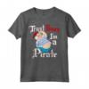 HapTiger Peter Pan Trust SMEE I'm A Pirate Salute Maglietta - Officially Licensed Apparel for Disney Fans - 16TINK123 Design