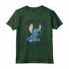 HapTiger Lilo & Stitch Vintage I Don't Do Mornings Stitch V2 T-Shirt - Official Men and Women's Apparel - Unique Distressed Design
