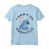 HapTiger Lilo & Stitch Vintage I Don't Do Mornings Stitch V2 T-Shirt - Official Men and Women's Apparel - Unique Distressed Design