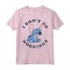 HapTiger Lilo & Stitch Vintage I Don't Do Mornings Stitch V2 T-Shirt - Official Men and Women's Apparel - Unique Distressed Design
