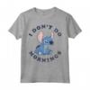 HapTiger Lilo & Stitch Vintage I Don't Do Mornings Stitch V2 T-Shirt - Official Men and Women's Apparel - Unique Distressed Design