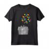 HapTiger Pixar Up Sketched House Balloons Maglietta - Adventure Themed Apparel - Officially Licensed