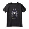 HapTiger Nevermore Raven Mirror Poster Maglietta - Official Addams Family Gothic T-Shirt for Men and Women