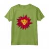 HapTiger The Lion King Simba Leaf Mane Maglietta - Official Cute 90s T-Shirt for Boys, Girls, Men, and Women