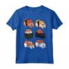 Sushi Gatto Persiano Gattino - Divertente Maglietta Meow Rollato Sushi per Amanti dei Gatti e del Cibo Giapponese - Ideale come Regalo per Tutta la Famiglia