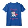 Bambino Saro Una Sorella Maggiore Unicorno Per Le Ragazze Maglietta - Regalo Gravidanza per la Futura Sorella Maggiore