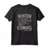 HapTiger Winter is Coming - Official Fantasy TV Series T-shirt - Authentic Merchandise by George R. R. Martin
