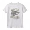 HapTiger Winter is Coming - Official Fantasy TV Series T-shirt - Authentic Merchandise by George R. R. Martin