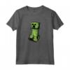 Officially Licensed Minecraft Creeper Graffiti Sit Maglietta - High-Quality Apparel for Fans