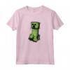 Officially Licensed Minecraft Creeper Graffiti Sit Maglietta - High-Quality Apparel for Fans