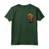 T-shirt con Cucciolo di Barboncino in Tasca - Maglietta a Forma di Barboncino per Compleanno, Natale, Festa della Mamma