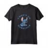 HapTiger Lilo & Stitch Distressed Stitch I Don't Do Mornings! Maglietta - Officially Licensed Vintage T-Shirt for Men and Women