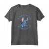 HapTiger Lilo & Stitch Distressed Stitch I Don't Do Mornings! Maglietta - Officially Licensed Vintage T-Shirt for Men and Women