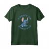 HapTiger Lilo & Stitch Distressed Stitch I Don't Do Mornings! Maglietta - Officially Licensed Vintage T-Shirt for Men and Women