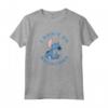 HapTiger Lilo & Stitch Distressed Stitch I Don't Do Mornings! Maglietta - Officially Licensed Vintage T-Shirt for Men and Women