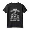 Papà Motociclista Moto Festa del Papà Maglietta - Design unico per motociclisti appassionati - Idea regalo per uomini e donne