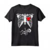 Skeleton Pregnancy Shirt Baby X-Ray Halloween Pregnant Maglietta - Cute Halloween Maternity Gift for Pregnant Women in 2019